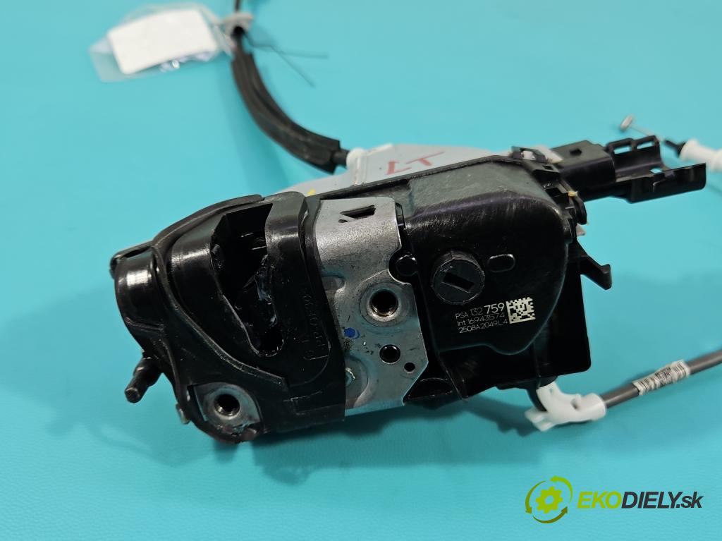 Peugeot 508 II 2018- 1.6 224 hp automatic 165 kW 1598 cm3 5- zámek zadní levý 132759