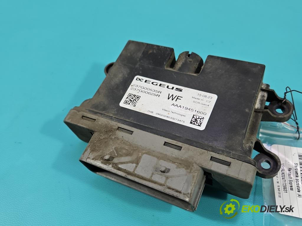 Renault Express 1.5 dci 95 hp manual 70 kW 1461 cm3 5- řídící jednotka 237G00535R