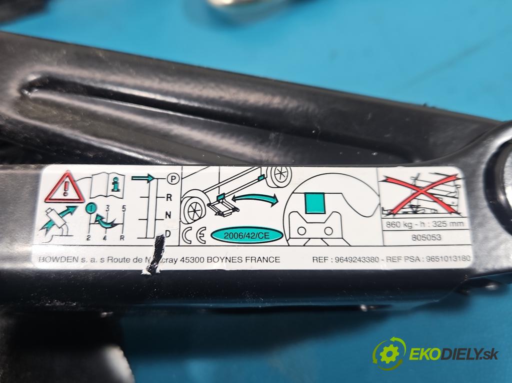 Peugeot 508 II 2018- 1.6 224 hp automatic 165 kW 1598 cm3 5- mechanismus stahování automobilový 9651013180