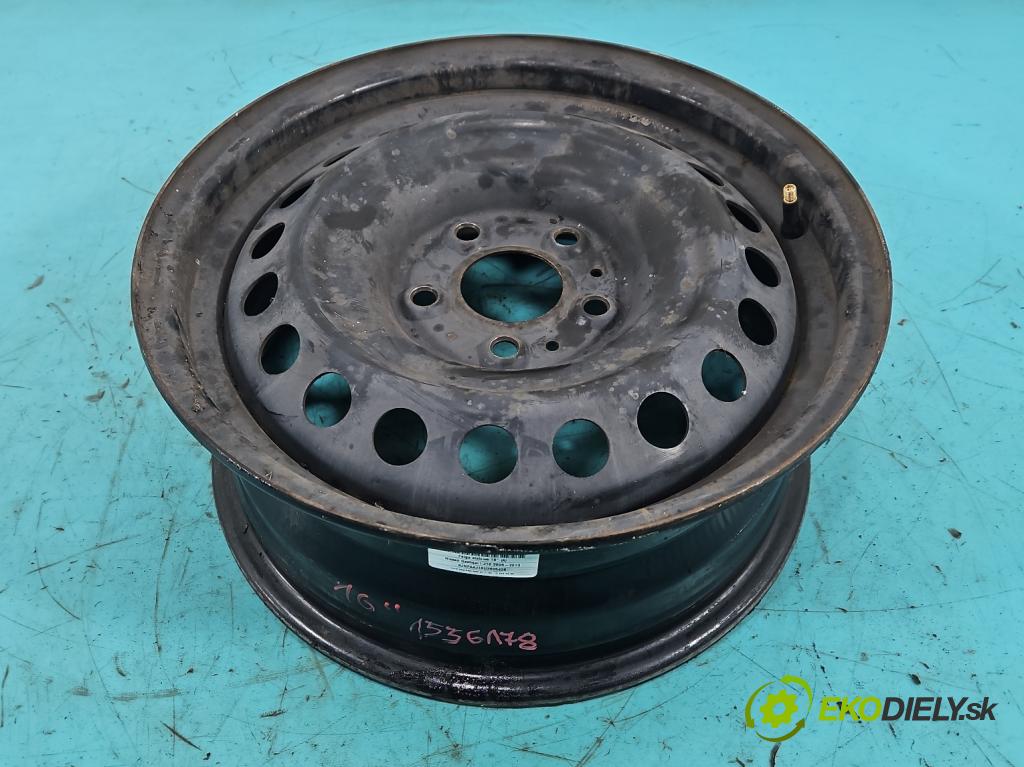 Nissan Qashqai I J10 2006-2013 1.6 16V 117 HP manual 86 kW 1598 cm3 5- Disk oceľový 16