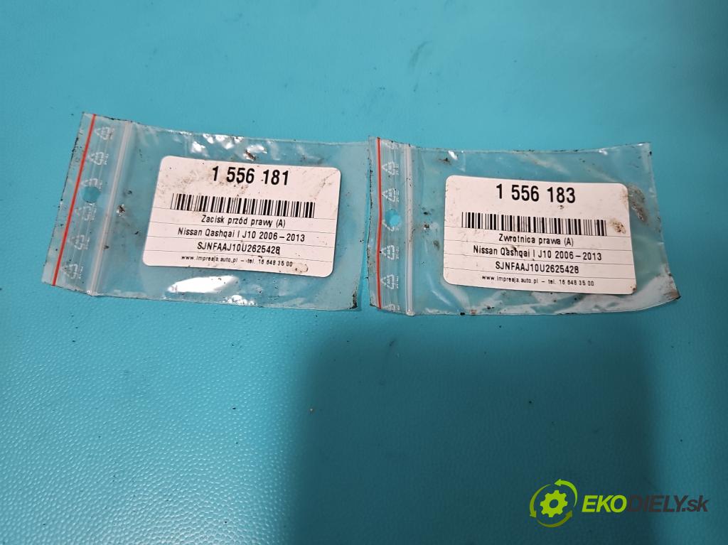 Nissan Qashqai I J10 2006-2013 1.6 16V HR16DE: 117 HP manual 86 kW 1598 cm3 5- náboj pravé  (Náboj kolesa)