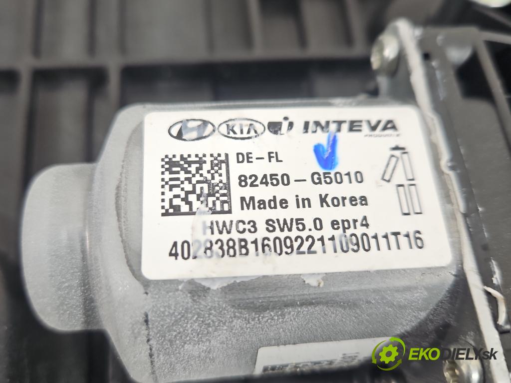 Kia Niro I 2016-2022 1.6 GDI 105 HP automatic 77 kW 1580 cm3 5- mechanizmus okna predné ľavý 82450-G5010