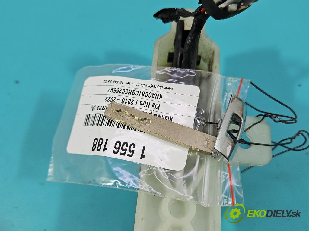 Kia Niro I 2016-2022 1.6 GDI 105 hp automatic 77 kW 1580 cm3 5- klika přední levé  (Vnější přední levá klika dveří)