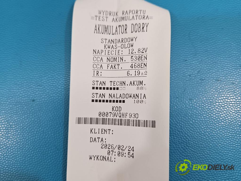 Audi A3 8L 1996-2003 1.6 SR 102 hp manual 75 kW 1595 cm3 3- Akumulator automobilový