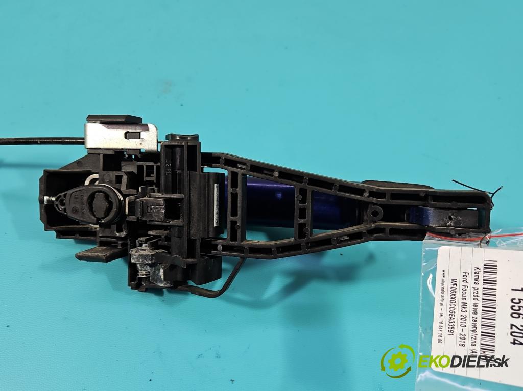 Ford Focus Mk3 2010-2018 1.6 tdci 95 HP manual 70 kW 1560 cm3 5- rukoväť predné ľavé mimo: BM51-A224A37-DH (Kľučka dverí vonkajšia predná ľavá)