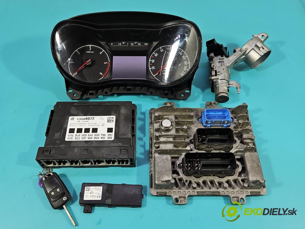 Opel Corsa E 2014-2019 1.3 cdti 75 HP manual 55 kW 1248 cm3 3- riadiaca jednotka motora 55496160