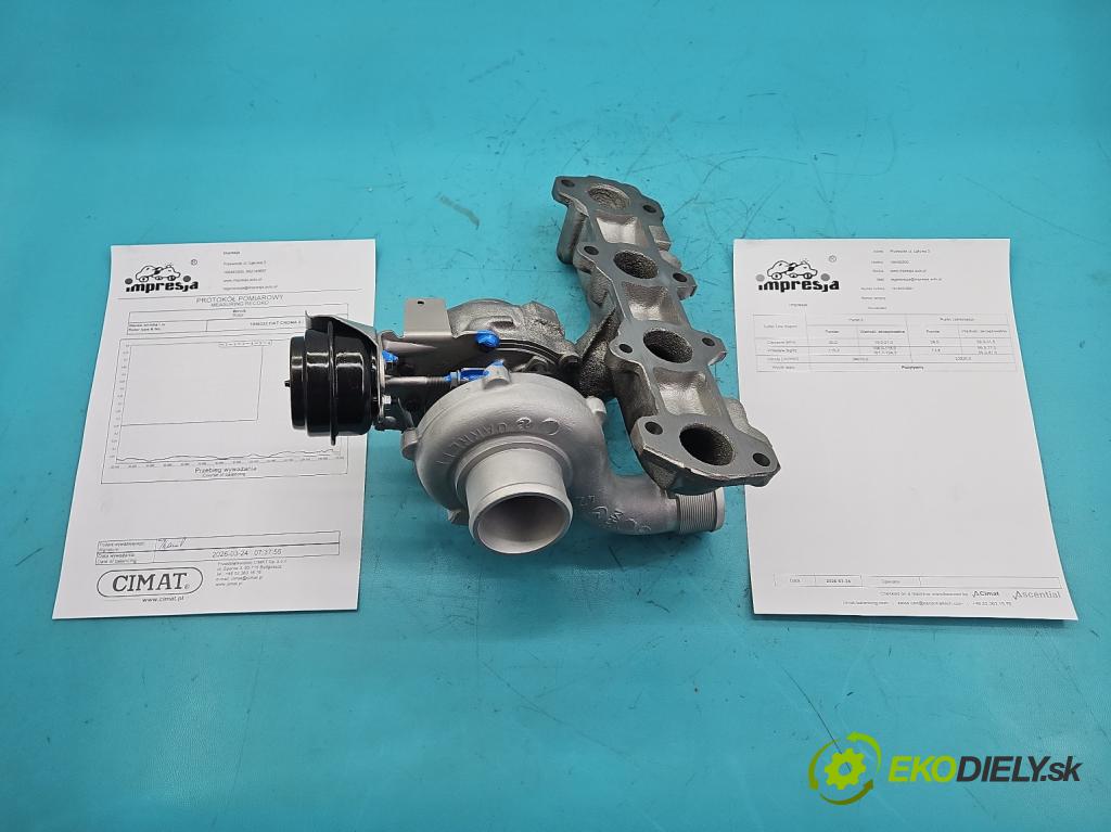 Fiat Croma II 2005-2010 1.9 jtd 120 HP manual 88 kW 1910 cm3 5- turbodúchadlo, turbo repasovaná 767835-1