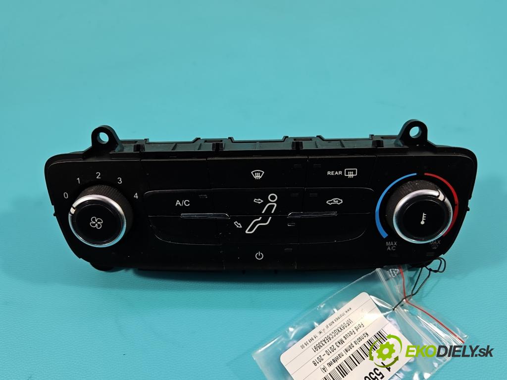 Ford Focus Mk3 2010-2018 1.6 tdci 95 hp manual 70 kW 1560 cm3 5- palubní deska panel topení F1ET-19980-AE