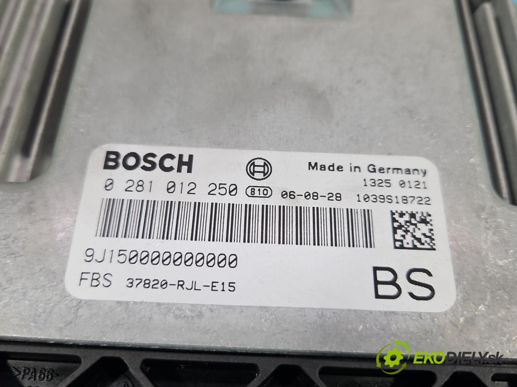 Honda Fr-v 2.2 i-ctdi: 140 HP manual 103 kW 2204 cm3 5- riadiaca jednotka motora 0281012250