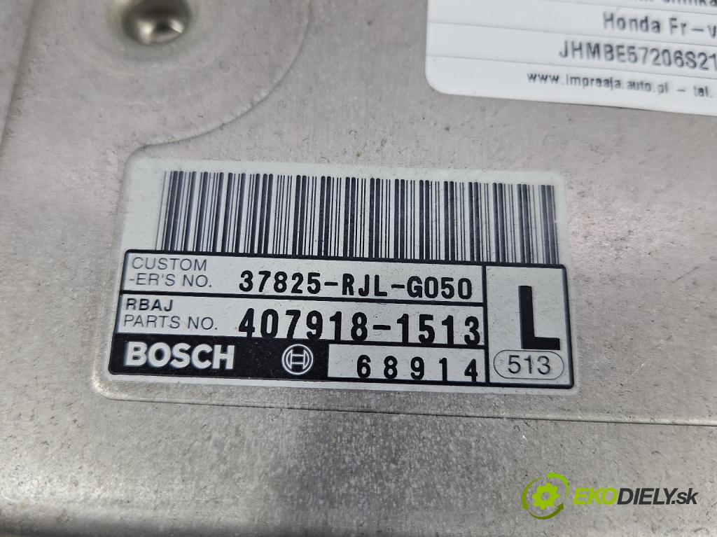 Honda Fr-v 2.2 i-ctdi: 140 HP manual 103 kW 2204 cm3 5- riadiaca jednotka motora 0281012250