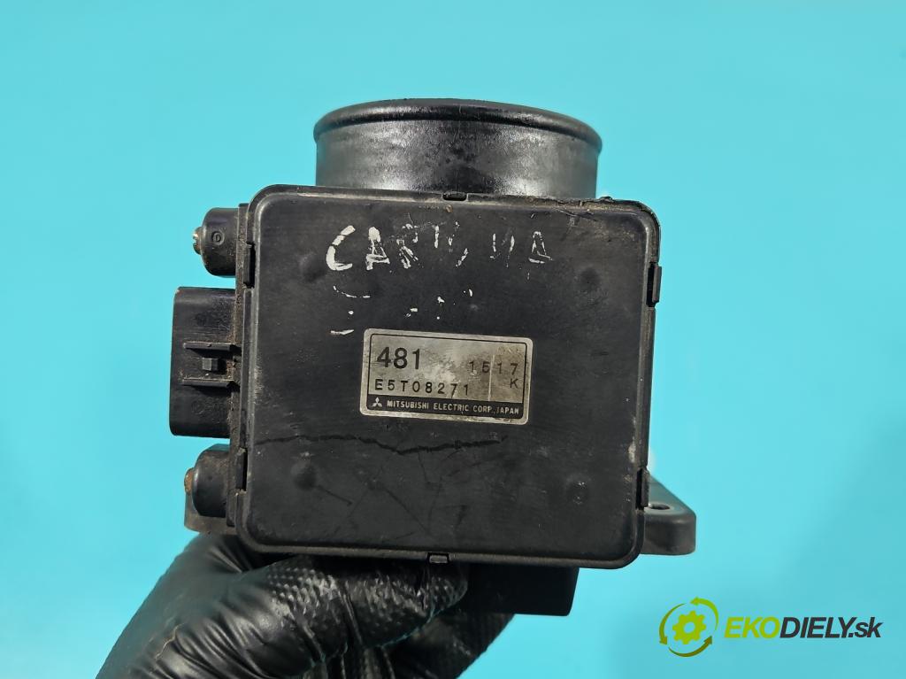 Mitsubishi Outlander I 2003-2006 2.0 16V 136 HP manual 100 kW 1997 cm3 5- průtokoměr: E5T08271 (Váha vzduchu)