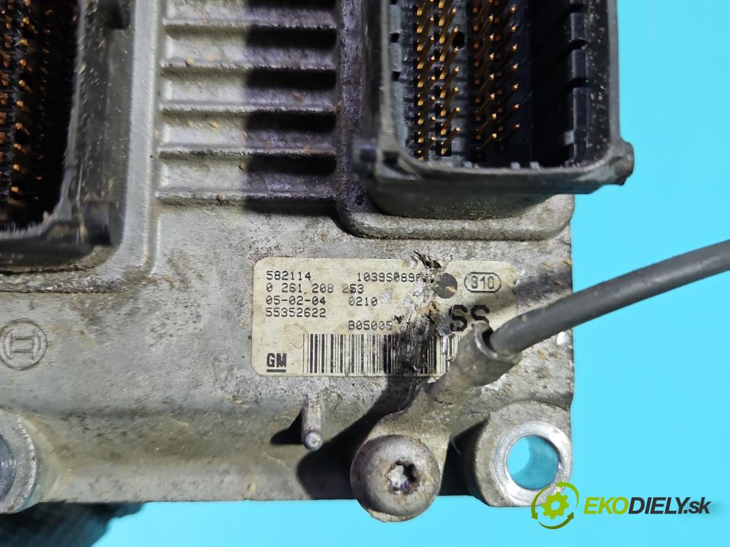 Opel Corsa C 2000-2006 1.2 16V 80 HP manual 59 kW 1229 cm3 3- riadiaca jednotka motora 0261208253