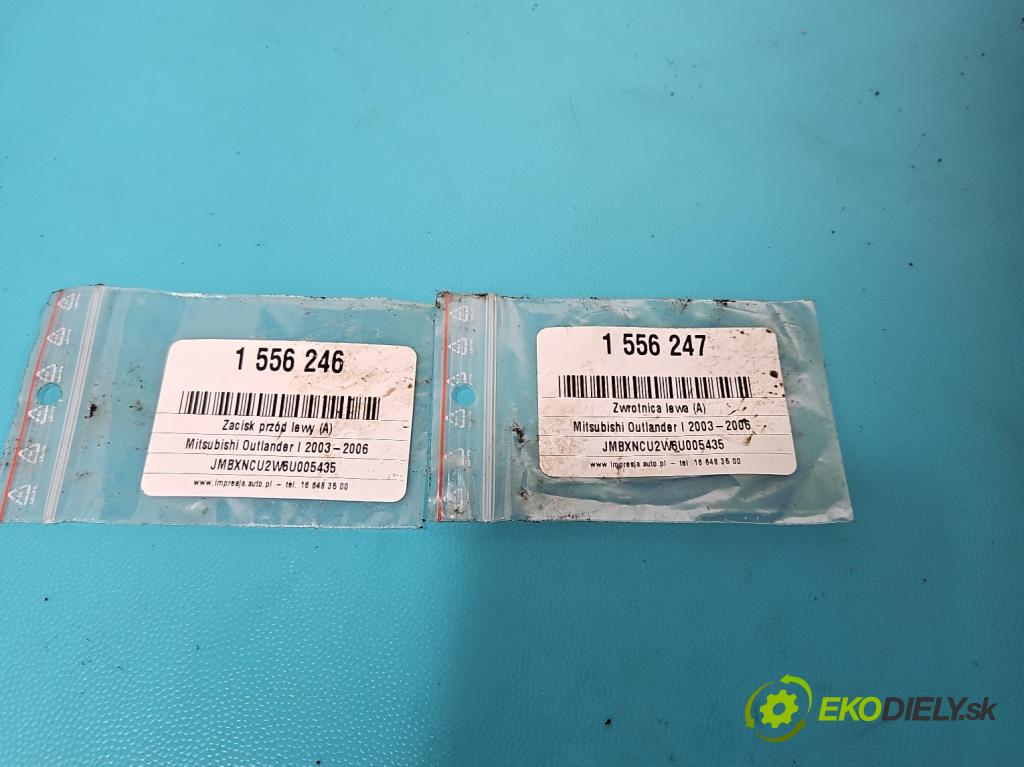 Mitsubishi Outlander I 2003-2006 2.0 16V 136 HP manual 100 kW 1997 cm3 5- brzdič predné ľavý  (Kľučka dverí ostatné)