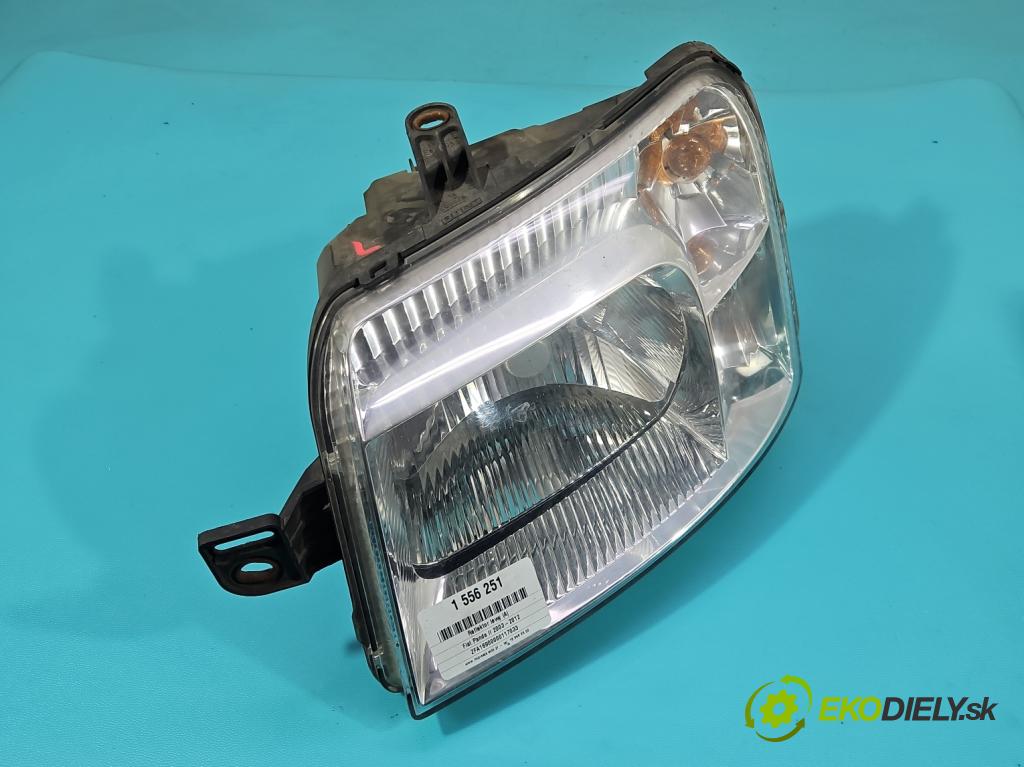 Fiat Panda II 2003-2012 1.1 54 HP manual 40 kW 1108 cm3 5- Reflektor: ľavý  (Kľučka dverí ostatné)