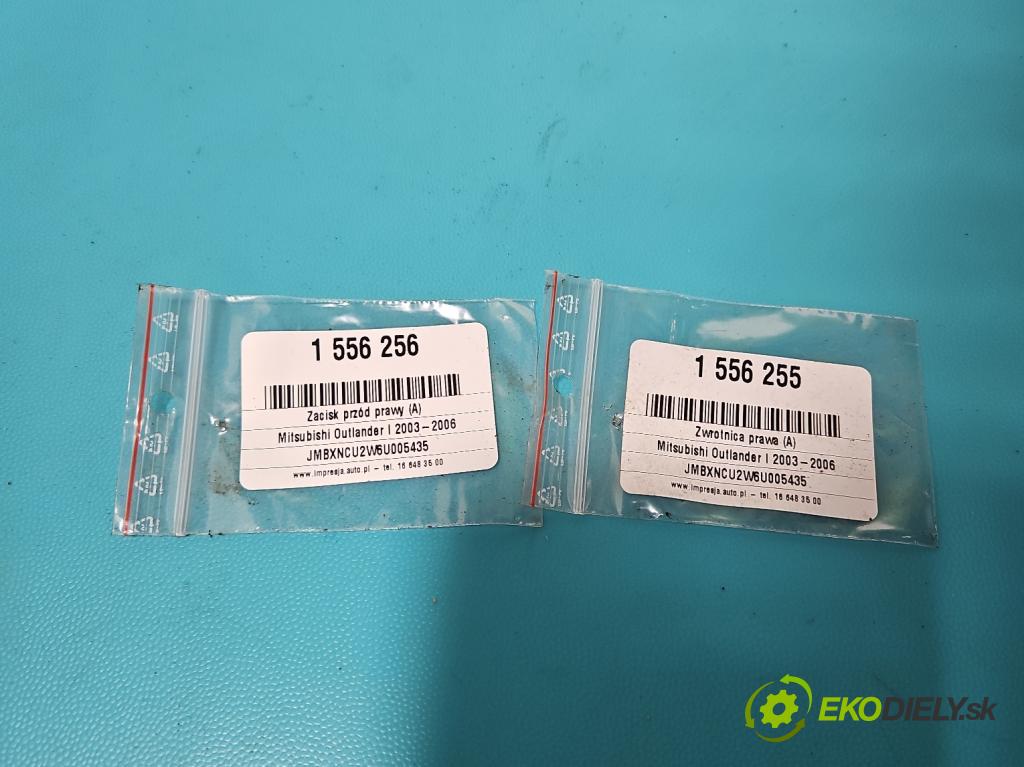 Mitsubishi Outlander I 2003-2006 2.0 16V 136 HP manual 100 kW 1997 cm3 5- náboj pravé  (Náboj kolesa)