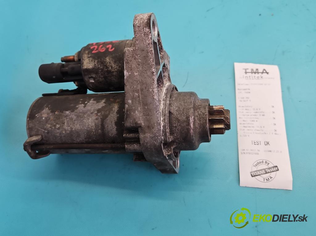 Vw Golf V 2003-2009 1.6 FSI 116 hp manual 85 kW 1598 cm3 5- startér: 02T911023S (Startér)