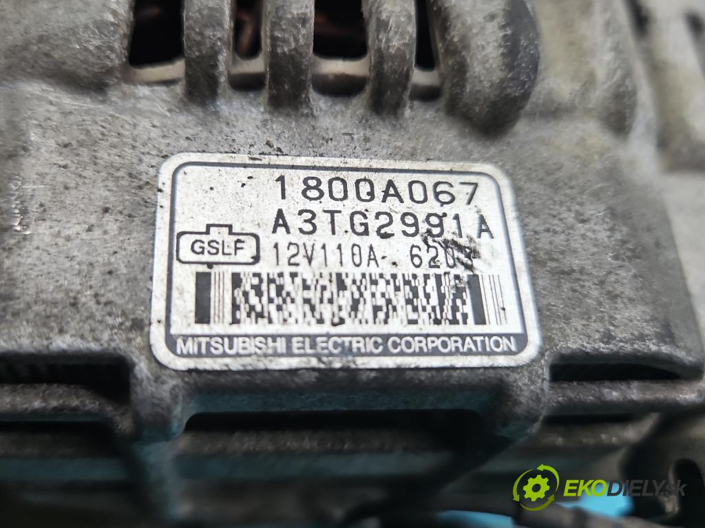 Mitsubishi Outlander I 2003-2006 2.0 16V 136 HP manual 100 kW 1997 cm3 5- Alternator A3TG2991A (Alternátor)
