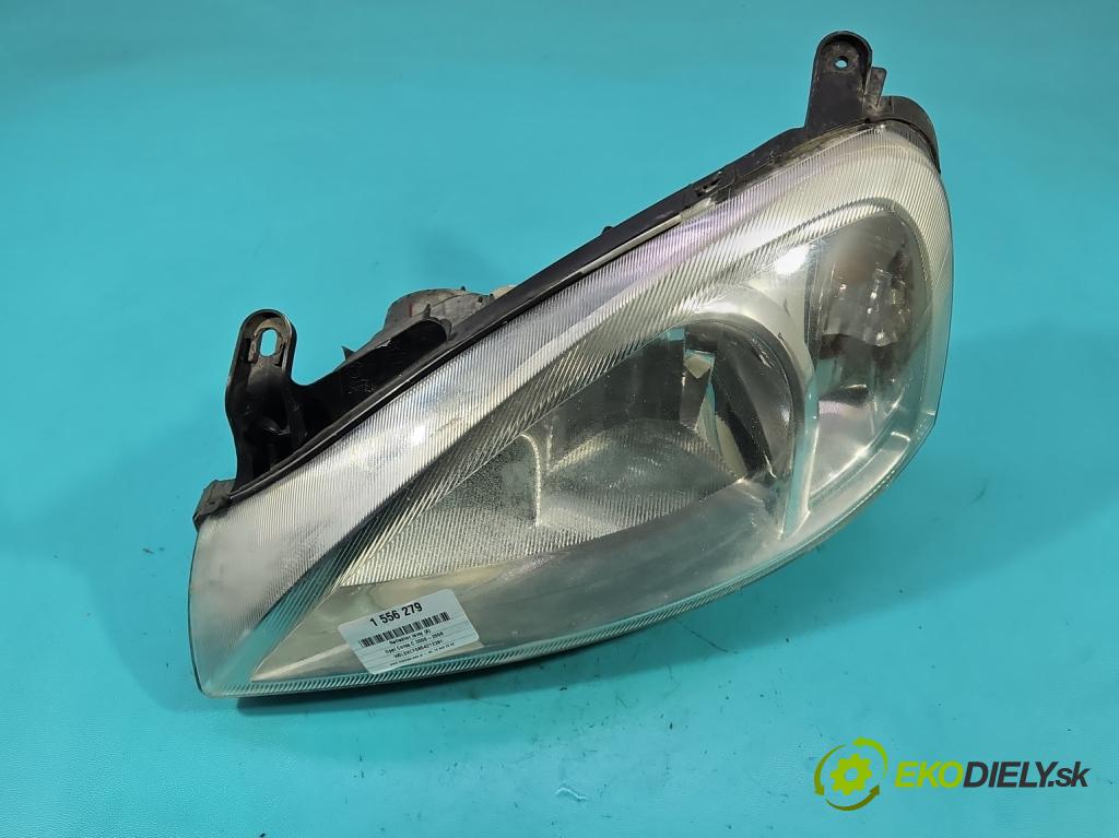 Opel Corsa C 2000-2006 1.2 16V 80 HP manual 59 kW 1229 cm3 3- Reflektor: ľavý  (Kľučka dverí ostatné)