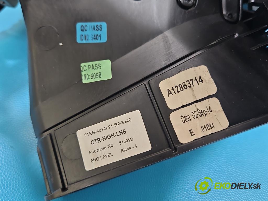 Ford Focus Mk3 2010-2018 1.6 tdci 95 HP manual 70 kW 1560 cm3 5- Mřížka: kúrenia stredová F1EB-A014L21-BA (Mriežka kúrenia (fukár))