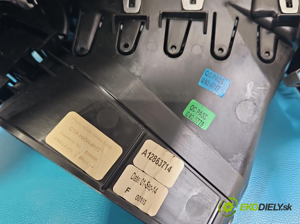 Ford Focus Mk3 2010-2018 1.6 tdci 95 HP manual 70 kW 1560 cm3 5- Mřížka: kúrenia stredová F1EB-A014L21-BA (Mriežka kúrenia (fukár))