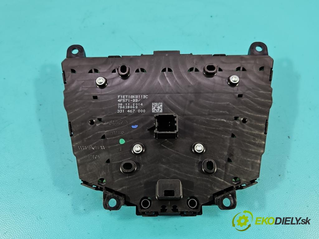 Ford Focus Mk3 2010-2018 1.6 tdci 95 hp manual 70 kW 1560 cm3 5- Radio továrna: F1BT-18C815-GG