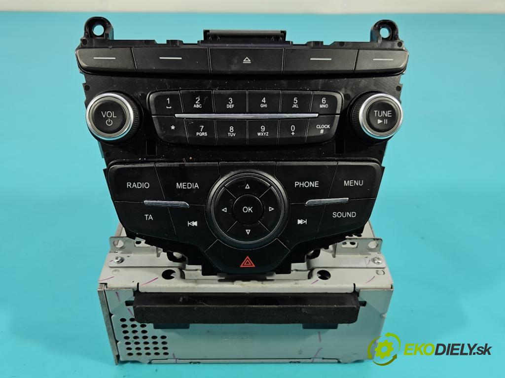 Ford Focus Mk3 2010-2018 1.6 tdci 95 hp manual 70 kW 1560 cm3 5- Radio továrna: F1BT-18C815-GG