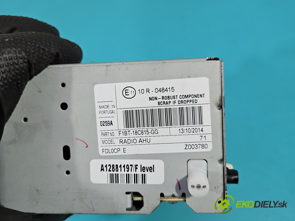 Ford Focus Mk3 2010-2018 1.6 tdci 95 hp manual 70 kW 1560 cm3 5- Radio továrna: F1BT-18C815-GG