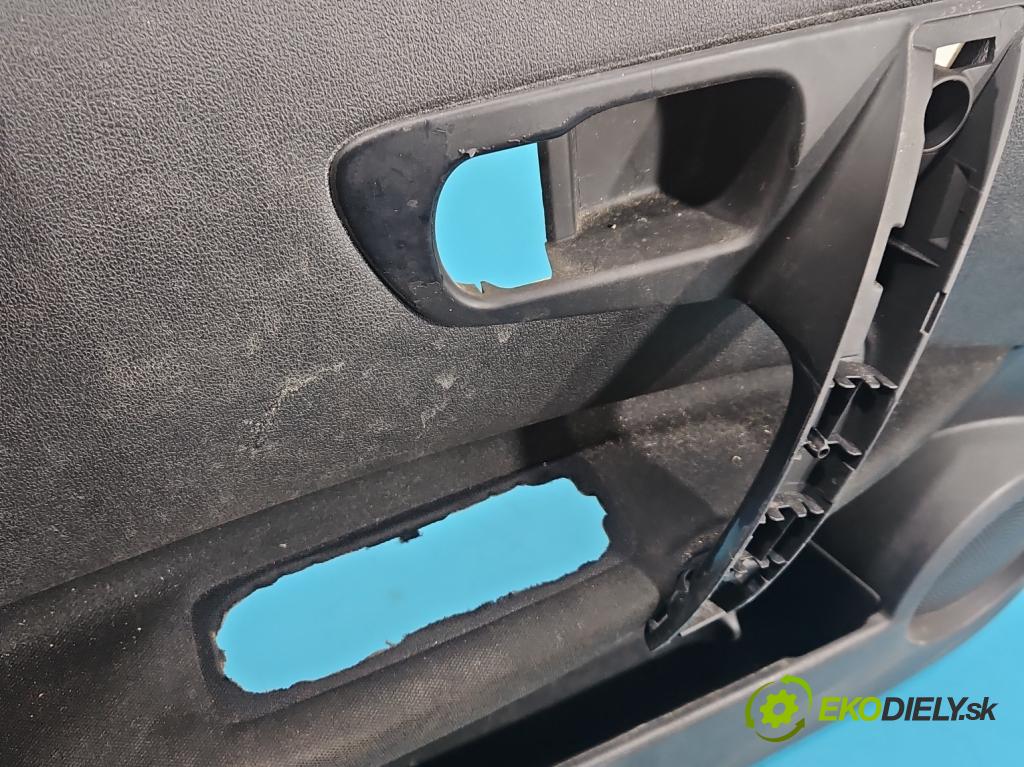 Nissan Qashqai I J10 2006-2013 1.6 16V 117 HP manual 86 kW 1598 cm3 5- Čalounictví: dvere predné ľavé 80911JD100