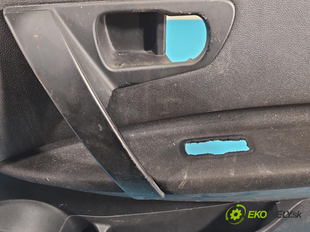 Nissan Qashqai I J10 2006-2013 1.6 16V 117 HP manual 86 kW 1598 cm3 5- Čalounictví: dvere predné pravé 80976-JD100