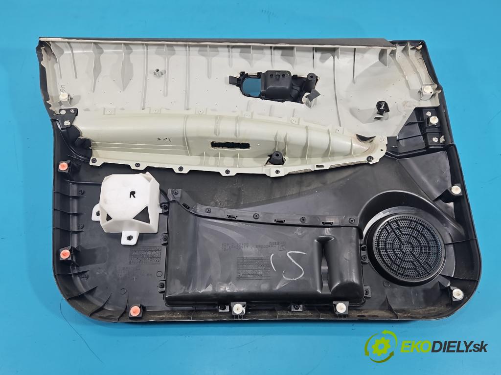 Nissan Qashqai I J10 2006-2013 1.6 16V 117 HP manual 86 kW 1598 cm3 5- Čalounictví: dvere predné pravé 80976-JD100