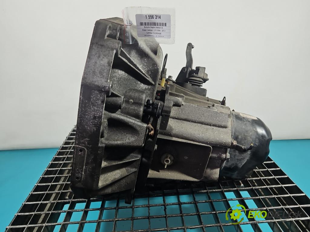 Nissan Qashqai I J10 2006-2013 1.6 16V HR16DE: 117 HP manual 86 kW 1598 cm3 5- prevodovka stupeň,rýchlosť manual JR5318