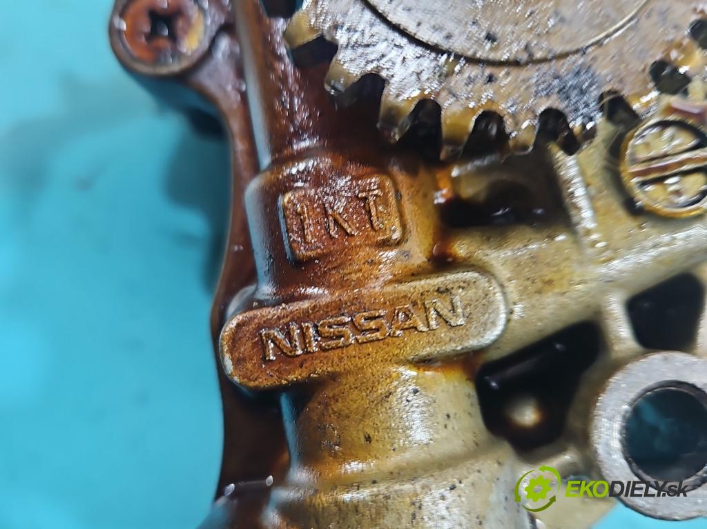 Nissan Qashqai I J10 2006-2013 1.6 16V 117 hp manual 86 kW 1598 cm3 5- čerpadlo olej:  (Olejové čerpadlo)