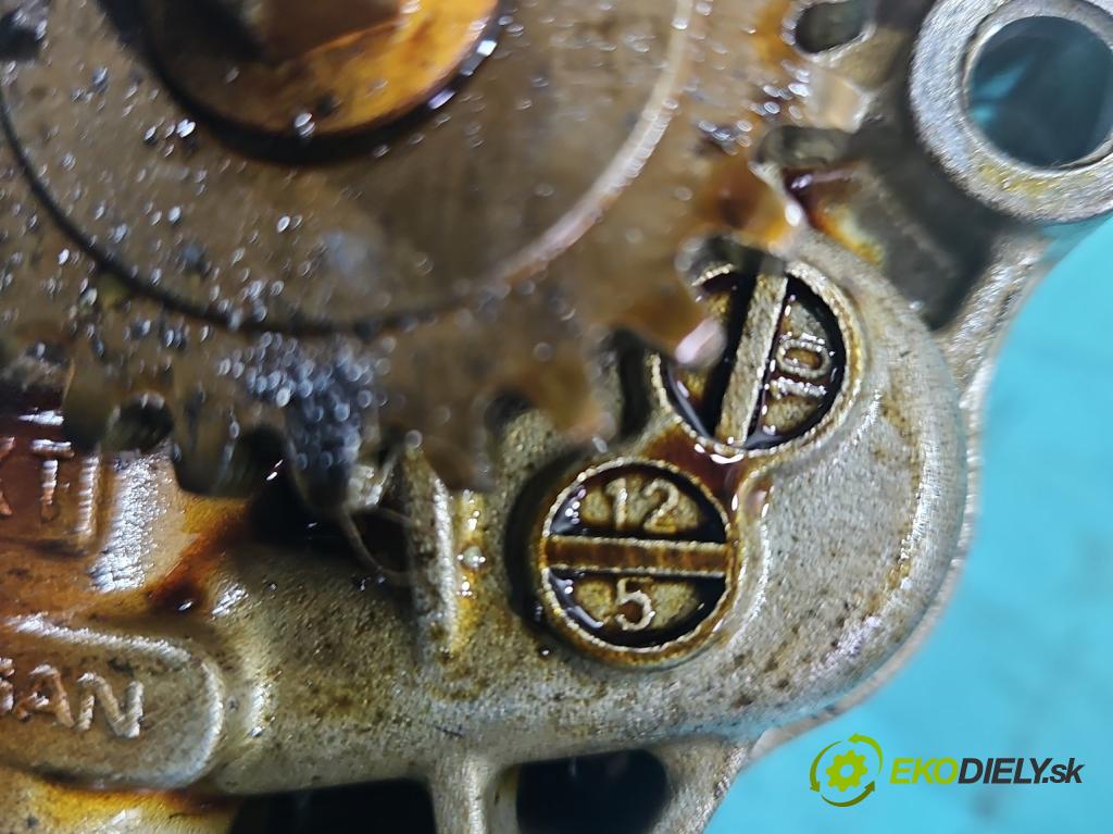 Nissan Qashqai I J10 2006-2013 1.6 16V 117 hp manual 86 kW 1598 cm3 5- čerpadlo olej:  (Olejové čerpadlo)