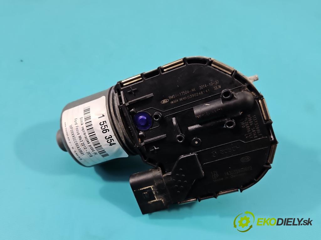 Ford Focus Mk3 2010-2018 1.6 tdci 95 hp manual 70 kW 1560 cm3 5- motor stěračů přední BM51-17504-AK