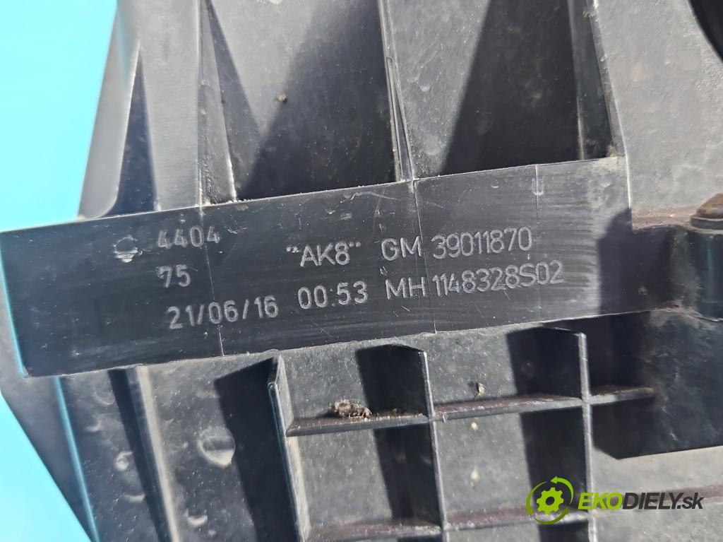 Opel Corsa E 2014-2019 1.3 cdti 75 HP manual 55 kW 1248 cm3 3- obal filtra vzduchu 39011870 (Obal vzduchového filtra)