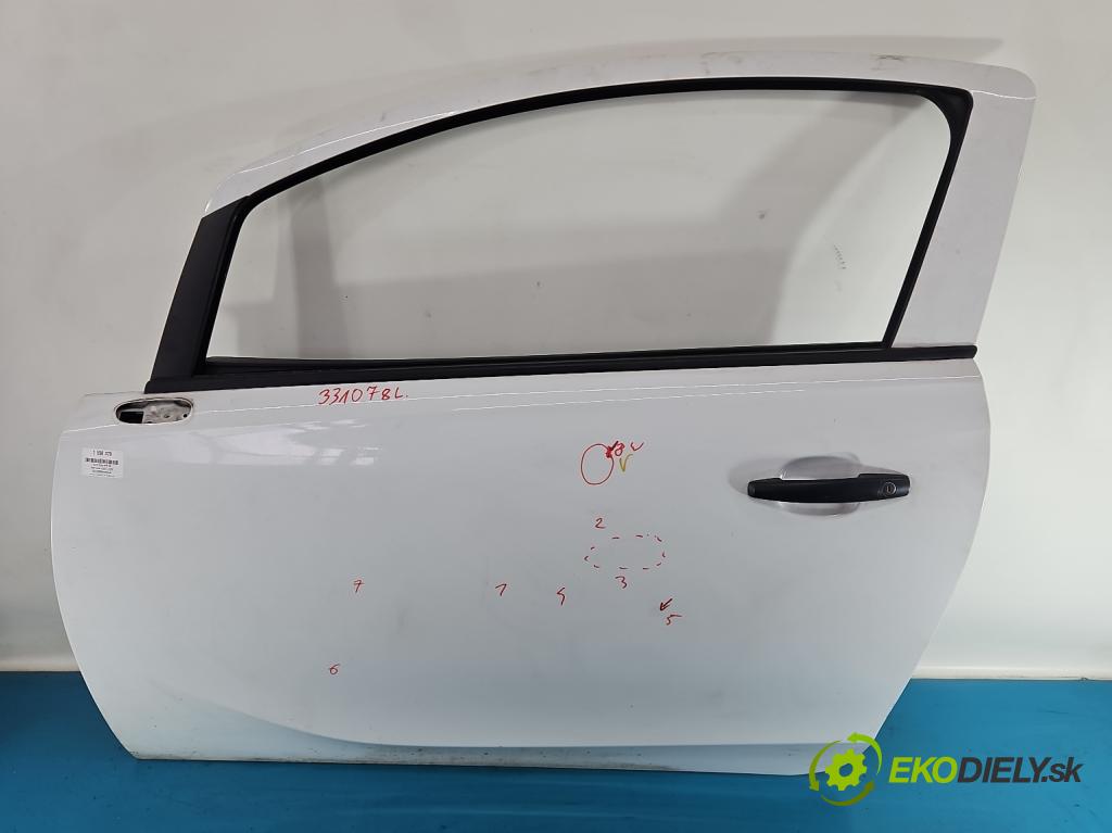 Opel Corsa E 2014-2019 1.3 cdti 75 HP manual 55 kW 1248 cm3 3- dvere predné ľavé  (Kľučka dverí ostatné)