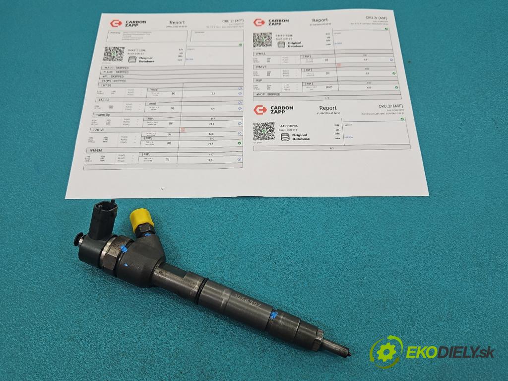 Honda Fr-v 2.2 i-ctdi: 140 hp manual 103 kW 2204 cm3 5- vstřikovač 0445110296 (Vstřikovač paliva)