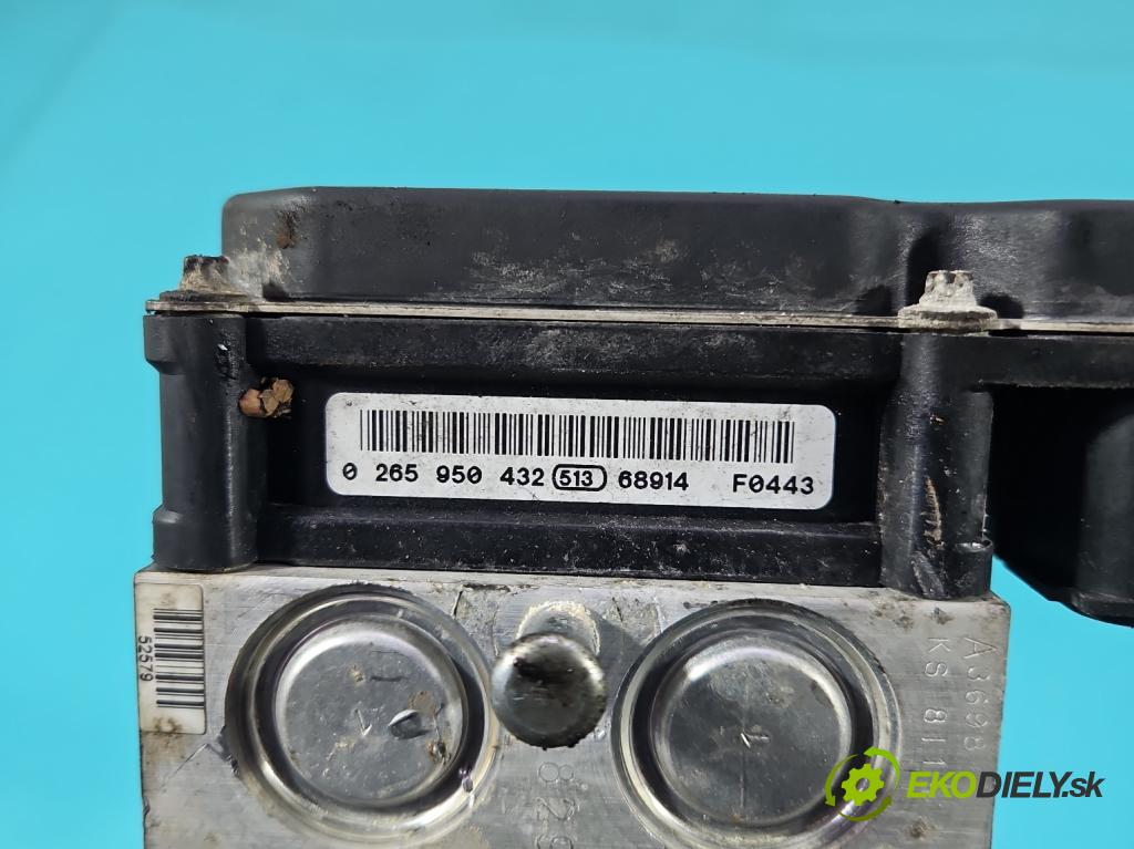 Honda Fr-v 2.2 i-ctdi: 140 HP manual 103 kW 2204 cm3 5- čerpadlo abs 0265950432 (Pumpa ABS)