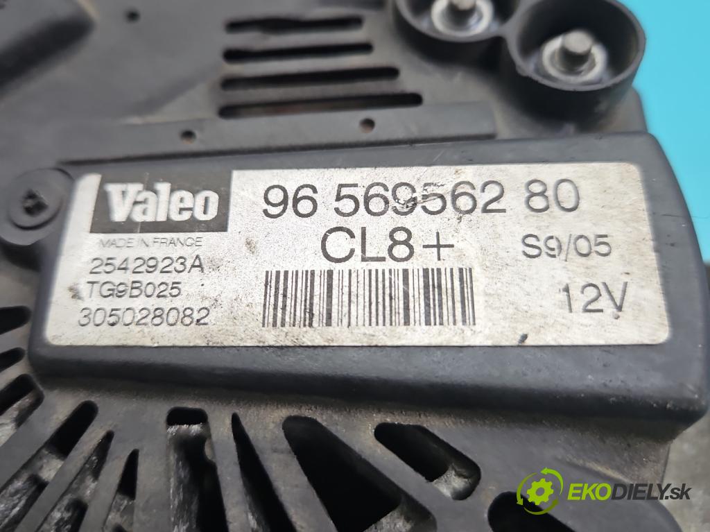 Citroen C4 I 2004-2011 1.4 16V 88 hp manual 65 kW 1360 cm3 3- Alternator 9656956280 (Alternátor)