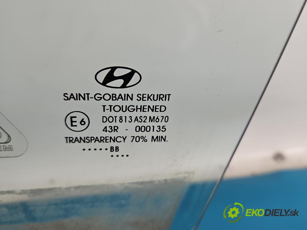 Hyundai I10 I 2008-2013 1.1 69KM manual 50.8 kW 1086 cm3 5- sklo dvere predné ľavé