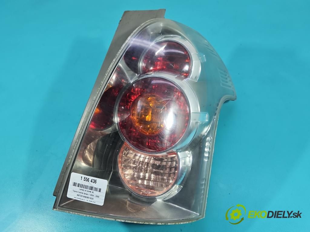 Toyota Corolla Verso II 2004-2009 1.8 vvti 129 hp manual 95 kW 1794 cm3 5- světlo zadní pravé  (Klika dveří ostatní)