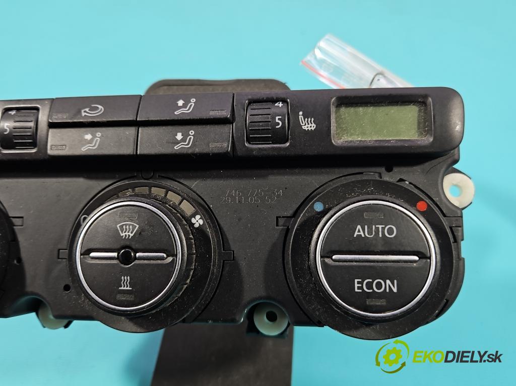 Vw Passat B6 2005-2010 2.0 tdi 170 HP automatic 125 kW 1968 cm3 4- panel kúrenia