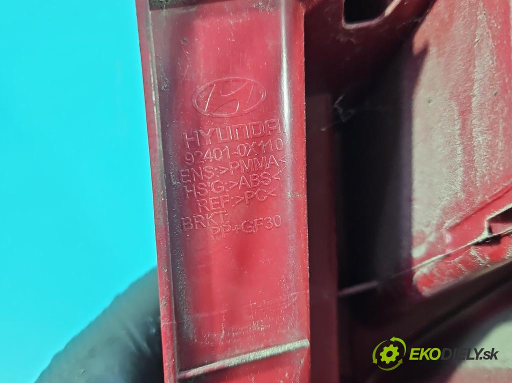 Hyundai I10 I 2008-2013 1.1 69KM manual 50.8 kW 1086 cm3 5- světlo zadní levé 92401-0X1 (Klika dveří ostatní)
