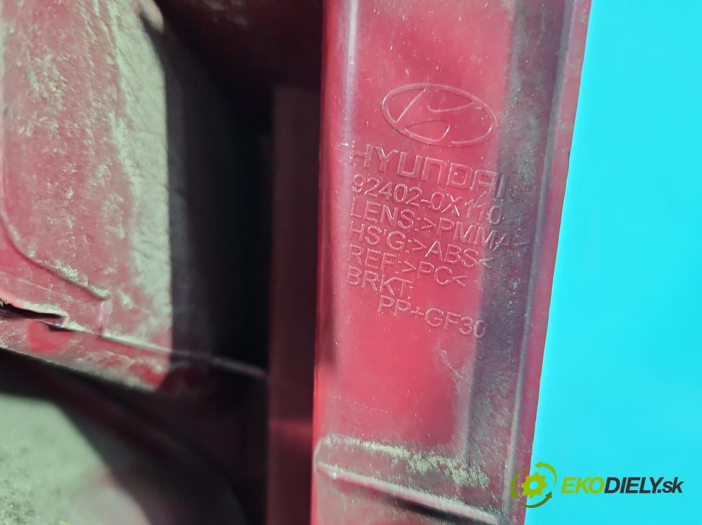 Hyundai I10 I 2008-2013 1.1 69KM manual 50.8 kW 1086 cm3 5- světlo zadní pravé 92402-0X1 (Klika dveří ostatní)