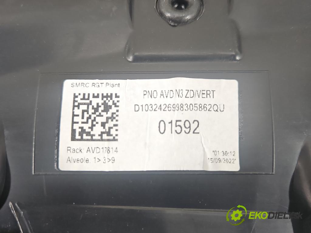 Peugeot 3008 II 2016-2023 1.5 hdi 131 HP automatic 96 kW 1499 cm3 5- Čalounictví: dvere predné pravé