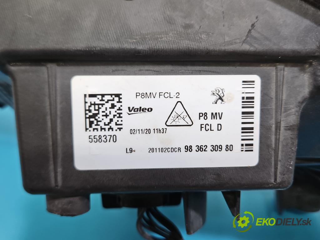 Peugeot 3008 II 2016-2023 1.5 hdi 131 hp automatic 96 kW 1499 cm3 5- Světlo provozu denně pravé 9836230980