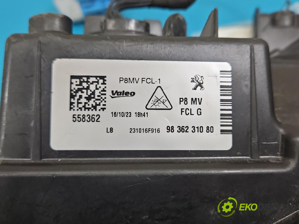 Peugeot 3008 II 2016-2023 1.5 hdi 131 hp automatic 96 kW 1499 cm3 5- Světlo provozu denně levé 9836231080