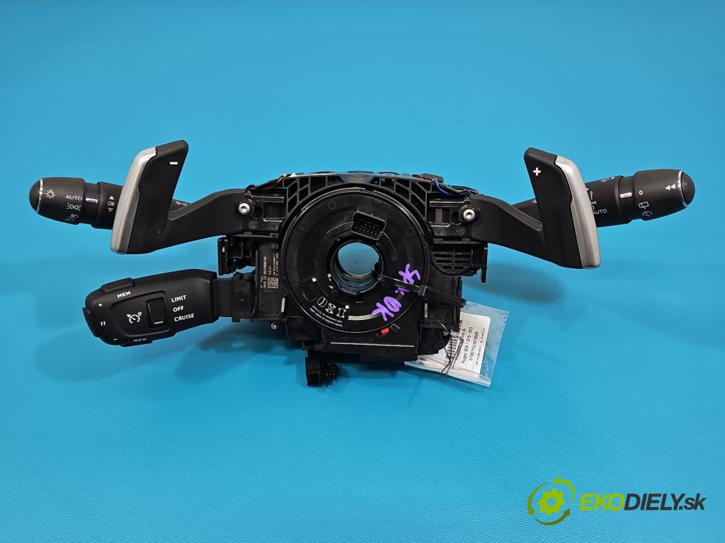 Peugeot 3008 II 2016-2023 1.5 hdi 131 HP automatic 96 kW 1499 cm3 5- prepínač komplex: 96756731ZD (Prepínacie páčky pod volantom)