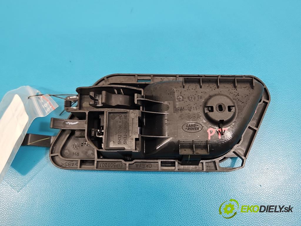 Land rover Range Rover sport I L320 3.6 TD V8 272 HP automatic 200 kW 3628 cm3 5- rukoväť uvnitř: zadné pravé 5H32-22600-AD (Kľučka dverí ostatné)