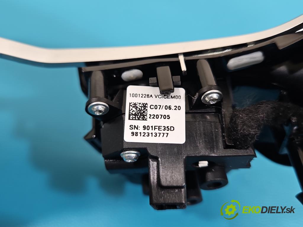 Peugeot 3008 II 2016-2023 1.5 hdi 131 hp automatic 96 kW 1499 cm3 5- Přepínač multifunkční: řízení: 9812313777 (Páčky pod volantem)